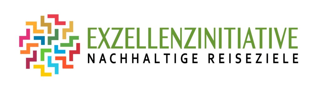Logo der Exzellenzinitiative Nachhaltige Reiseziele
